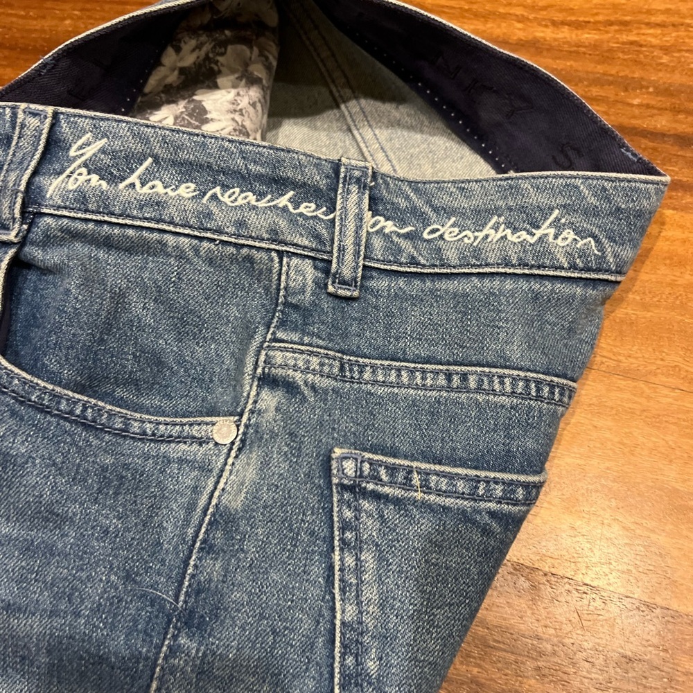 Stella McCartney Blue Straight Leg Jeans - Picture 2 of 5